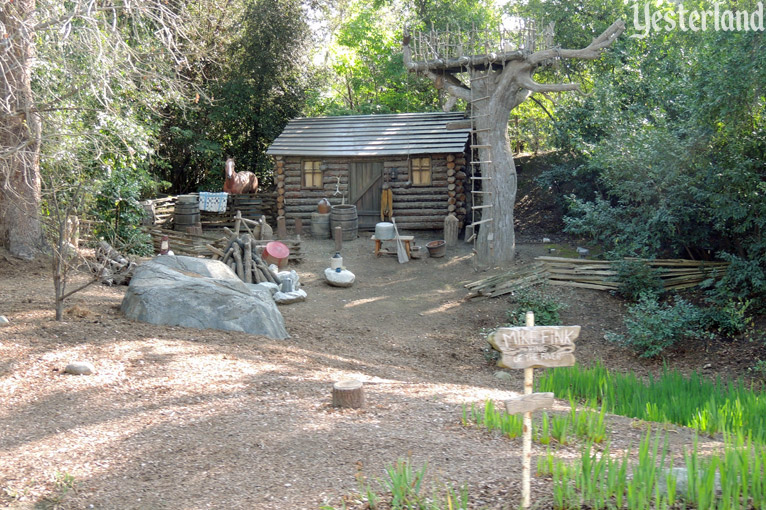 former Burning Settler’s Cabin at Disneyland