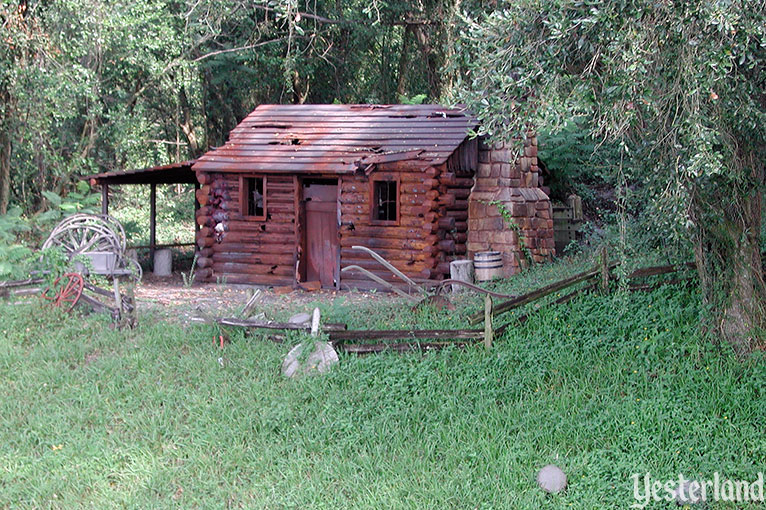 former Burning Settler’s Cabin at Walt Disney World Magic Kingdom