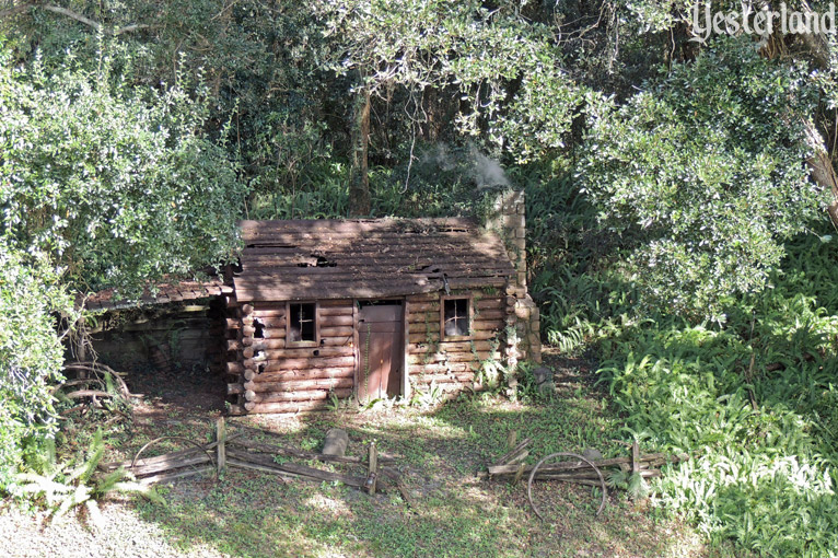 former Burning Settler’s Cabin at Walt Disney World Magic Kingdom