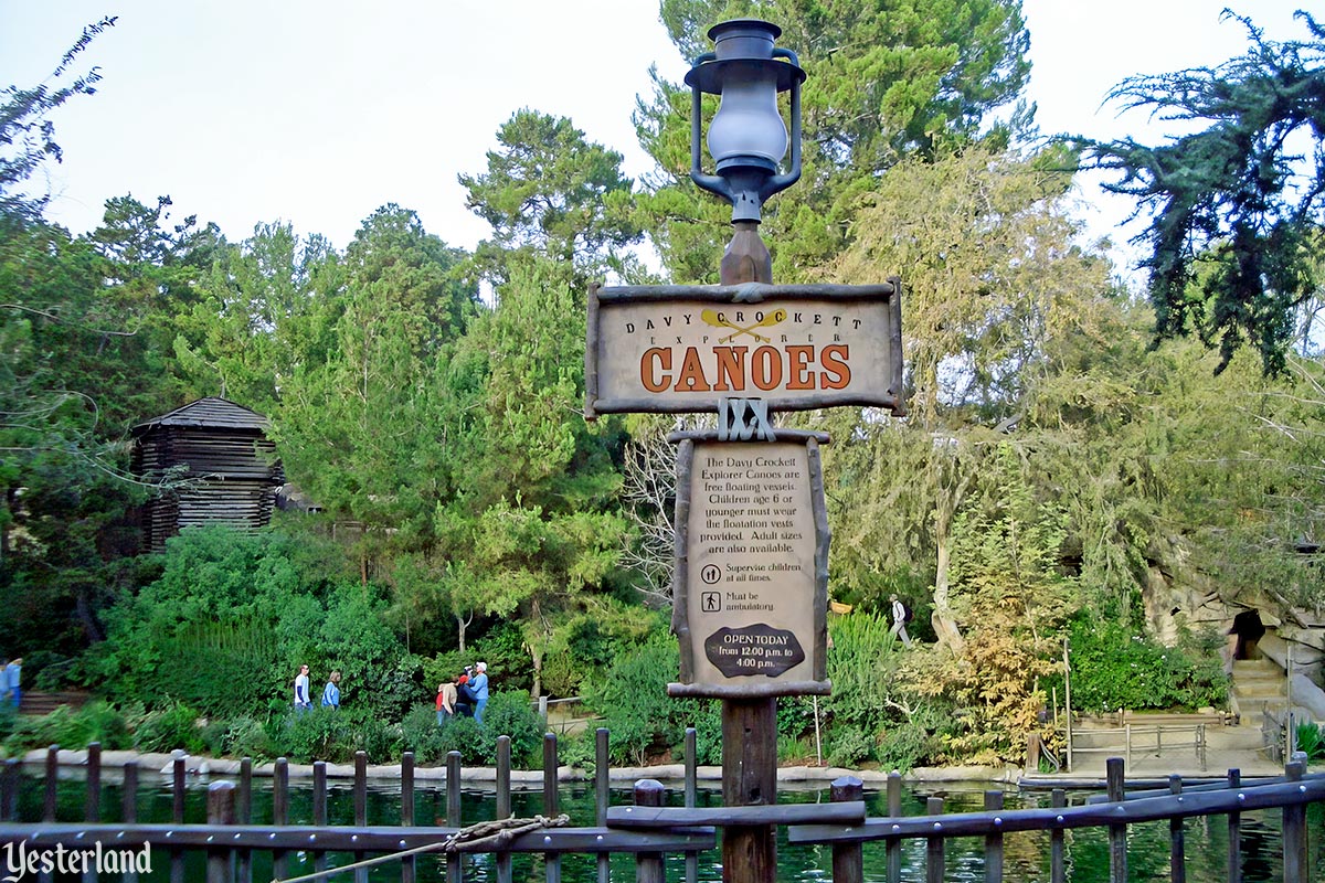 Davy Crockett’s Explorer Canoes, Disneyland