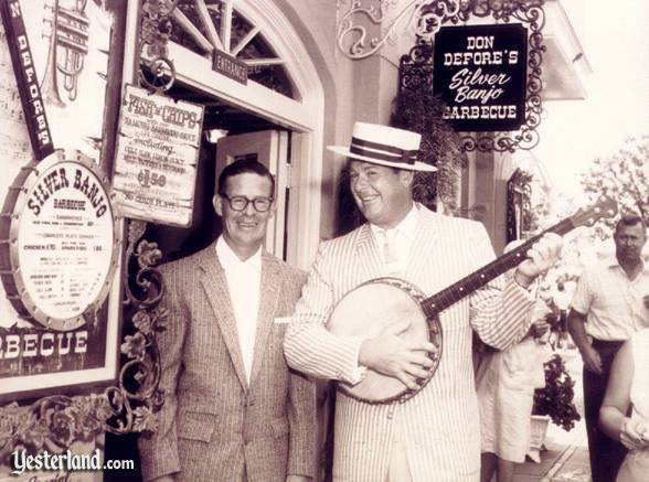 Photo of Don DeFore’s Silver Banjo