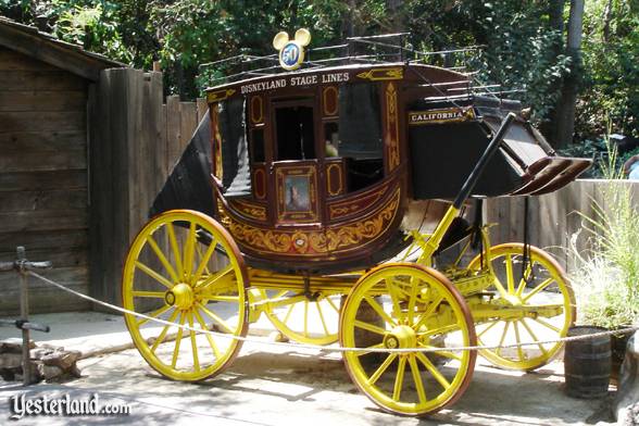 Disneyland Stage Lines stagecoach on display in 2005