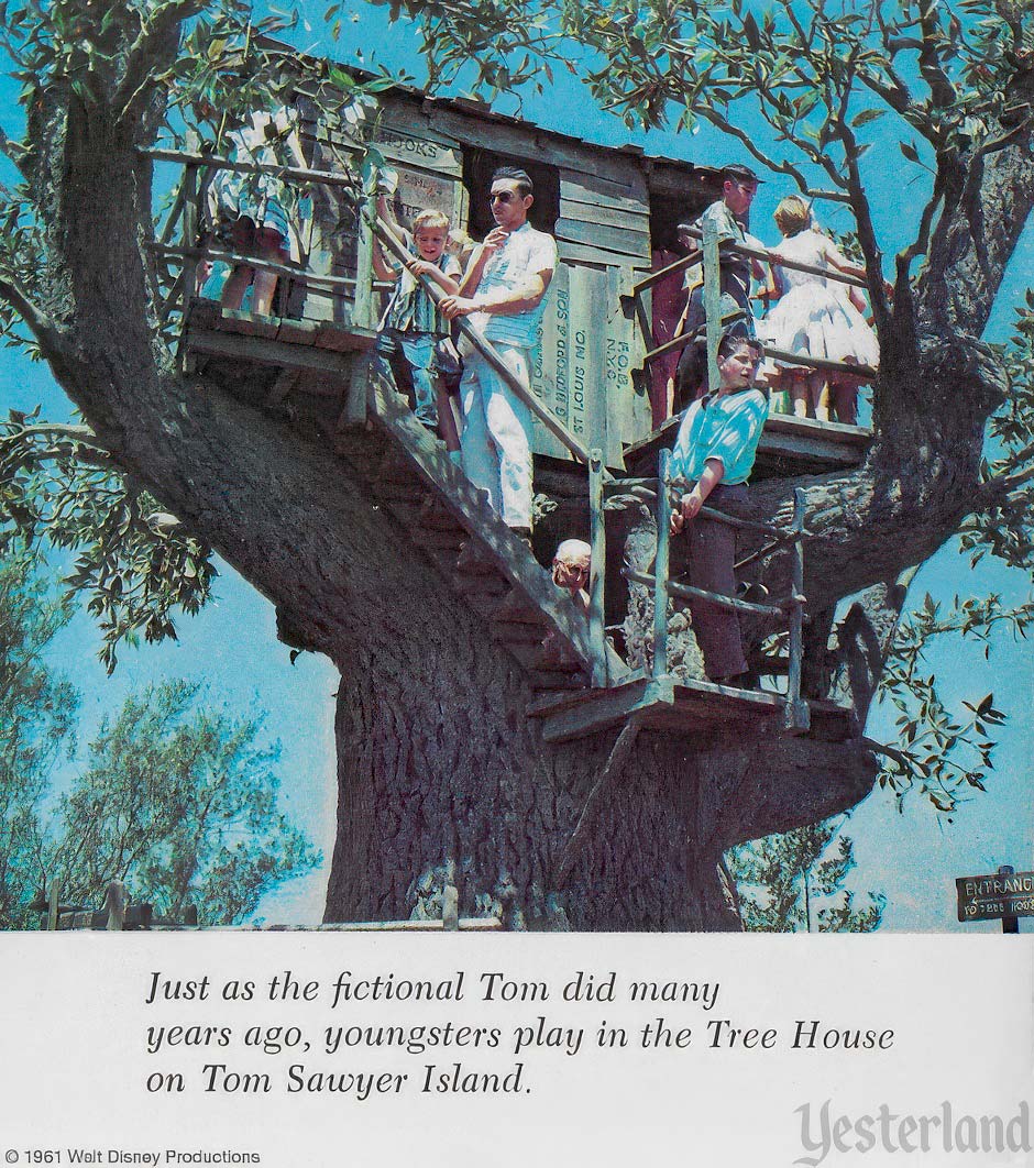 Tom and Huck’s Tree House on Tom Sawyer Island at Disneyland Park