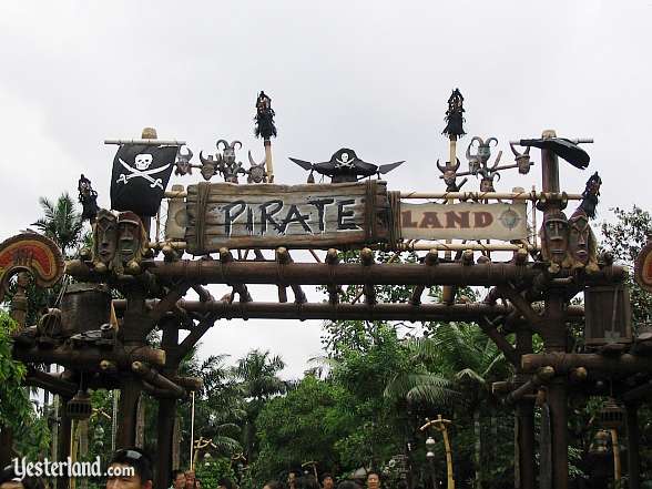 entrance to Adventureland at Hong Kong Disneyland