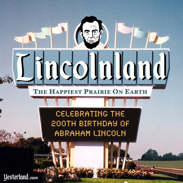 Lincolnland sign (Photoshopped)