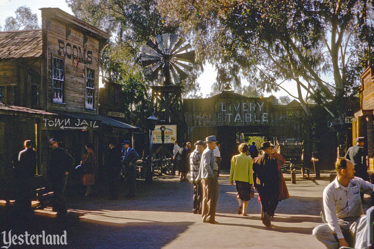 vintage photo of Ghost Town at Knott's Berry Farm