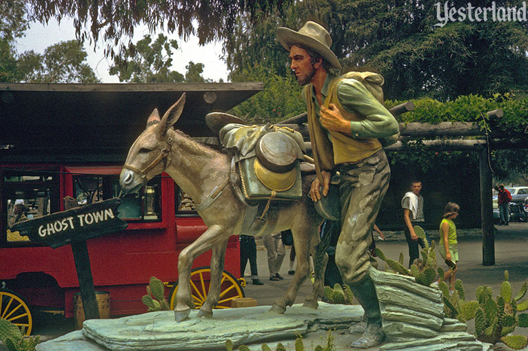 vintage photo of Ghost Town at Knott's Berry Farm