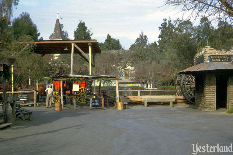 vintage photo of Ghost Town at Knott's Berry Farm