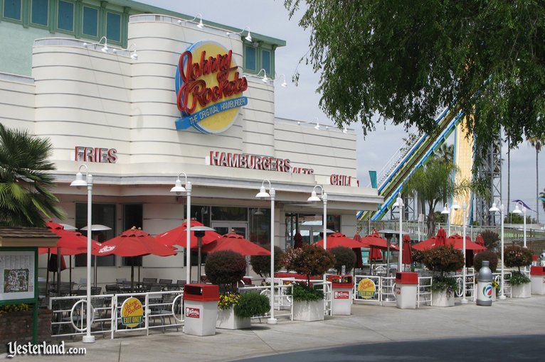 Johnny Rockets at the site of the Buffalo Nickle Penny Arcade, Knott's Berry Farm