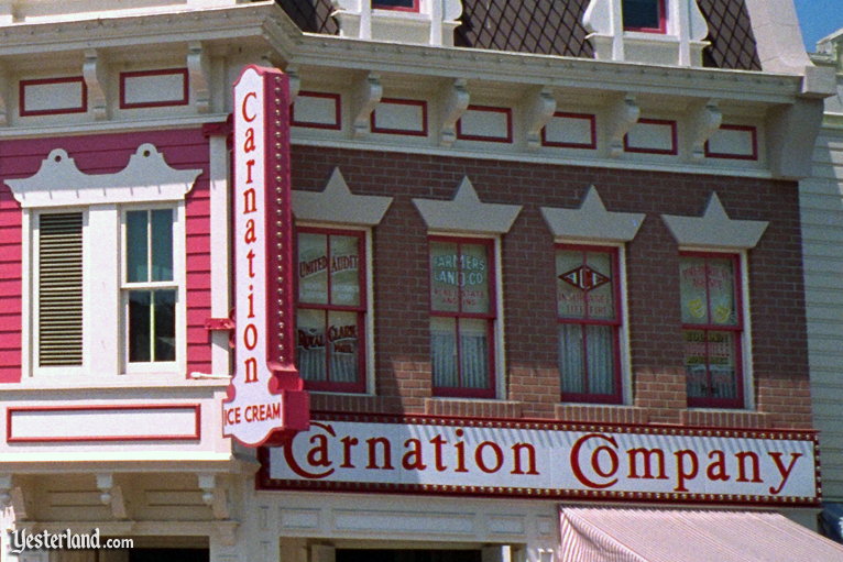 Carnation Ice Cream Parlor at Disneyland