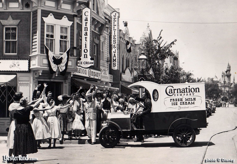 Carnation Ice Cream Parlor at Disneyland