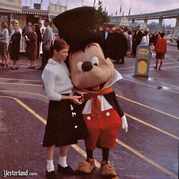 Mickey Mouse and Minnie Mouse at Disneyland, 1961