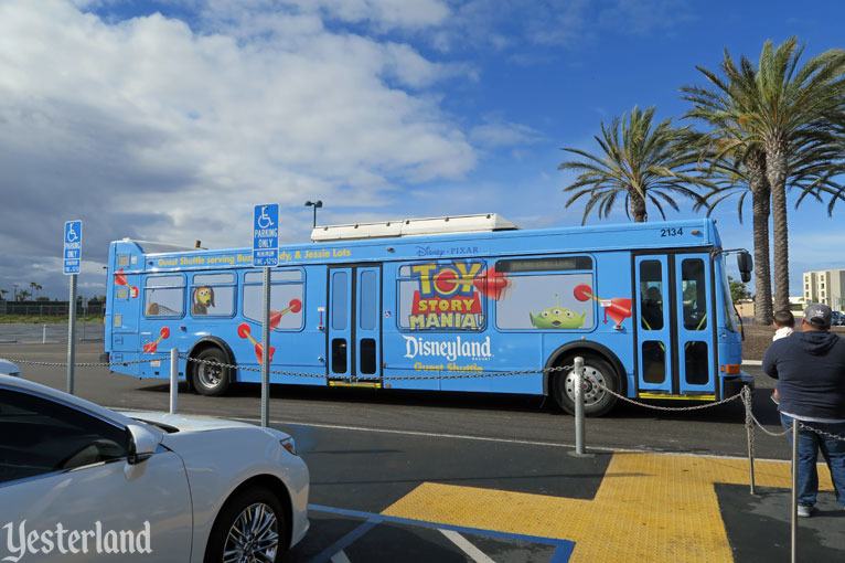 Toy Story Parking Lot at the Disneyland Resort