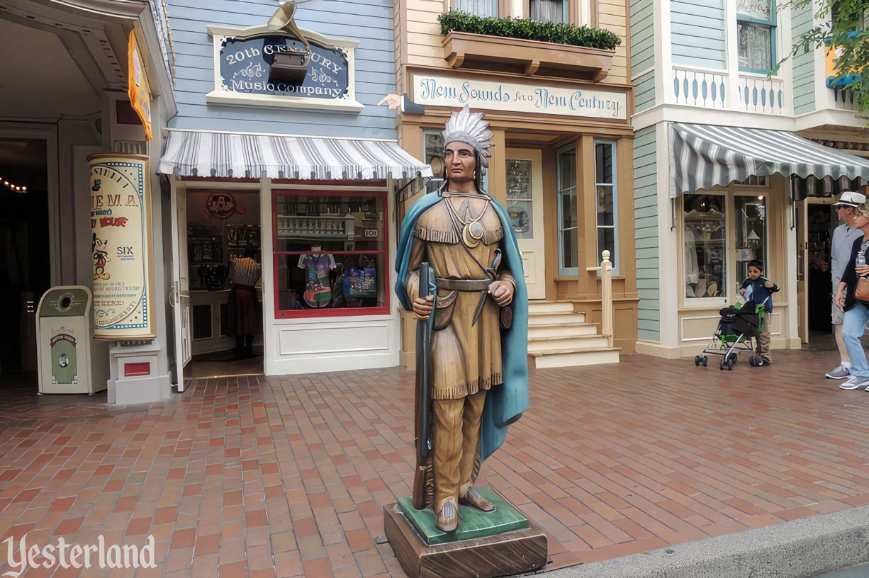 Cigar Store Indian on Main Street, U.S.A., Disneyland