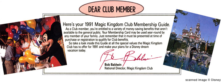 Walt Disney’s Magic Kingdom Club