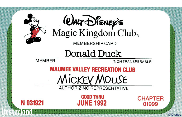 Walt Disney’s Magic Kingdom Club