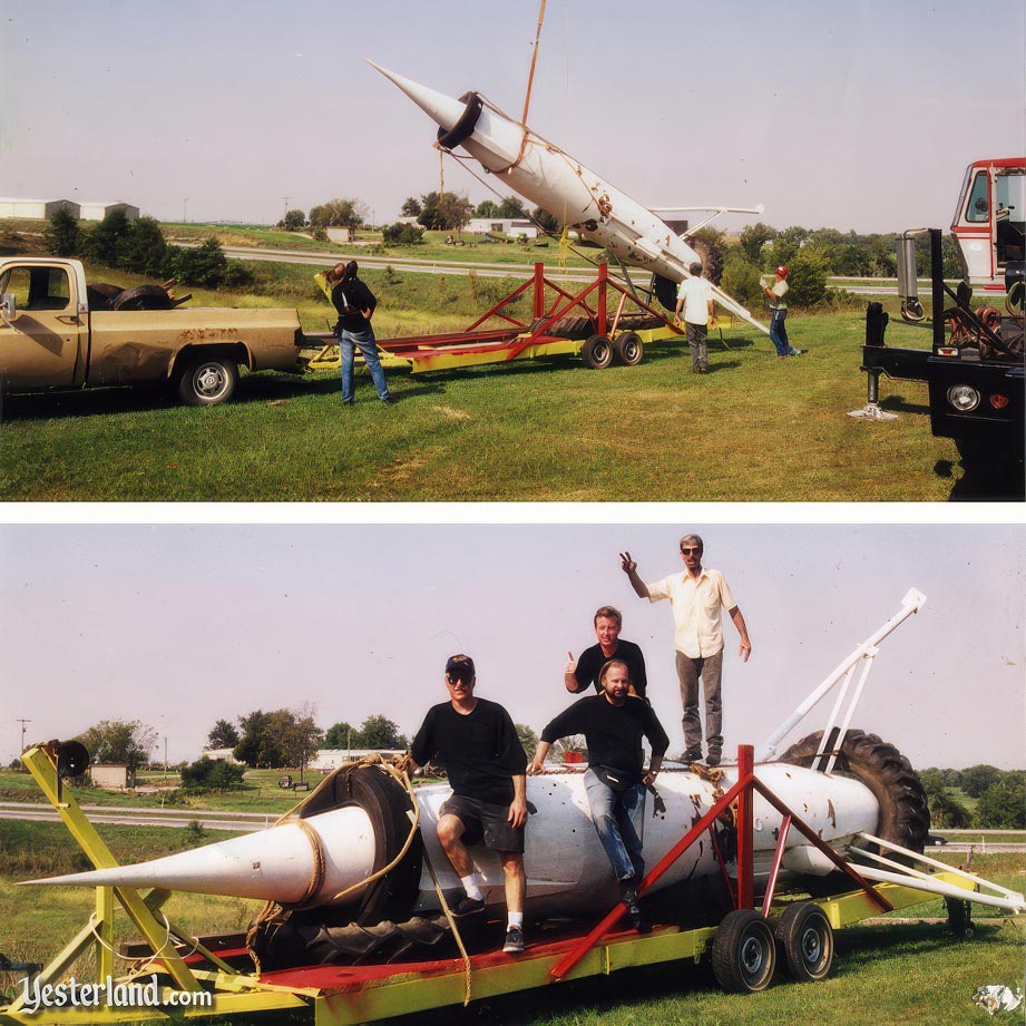 Moonliner II before restoration, photos courtesy of Dan Viets