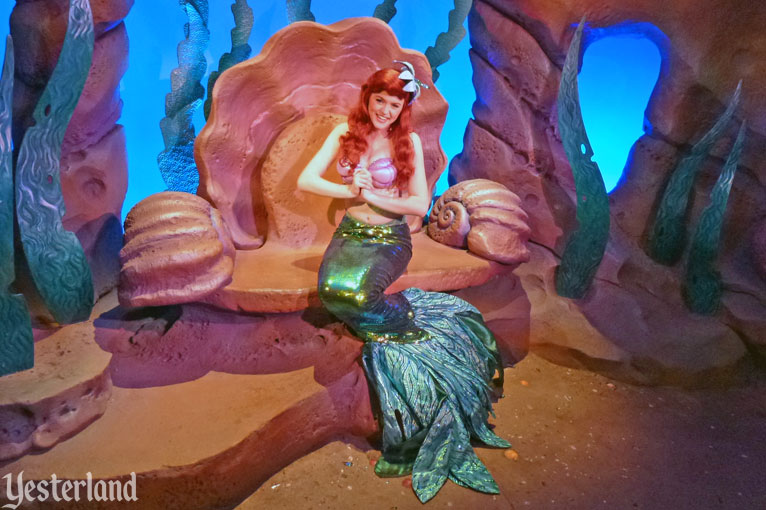 Ariel in the new Ariel’s Grotto at Magic Kingdom Park