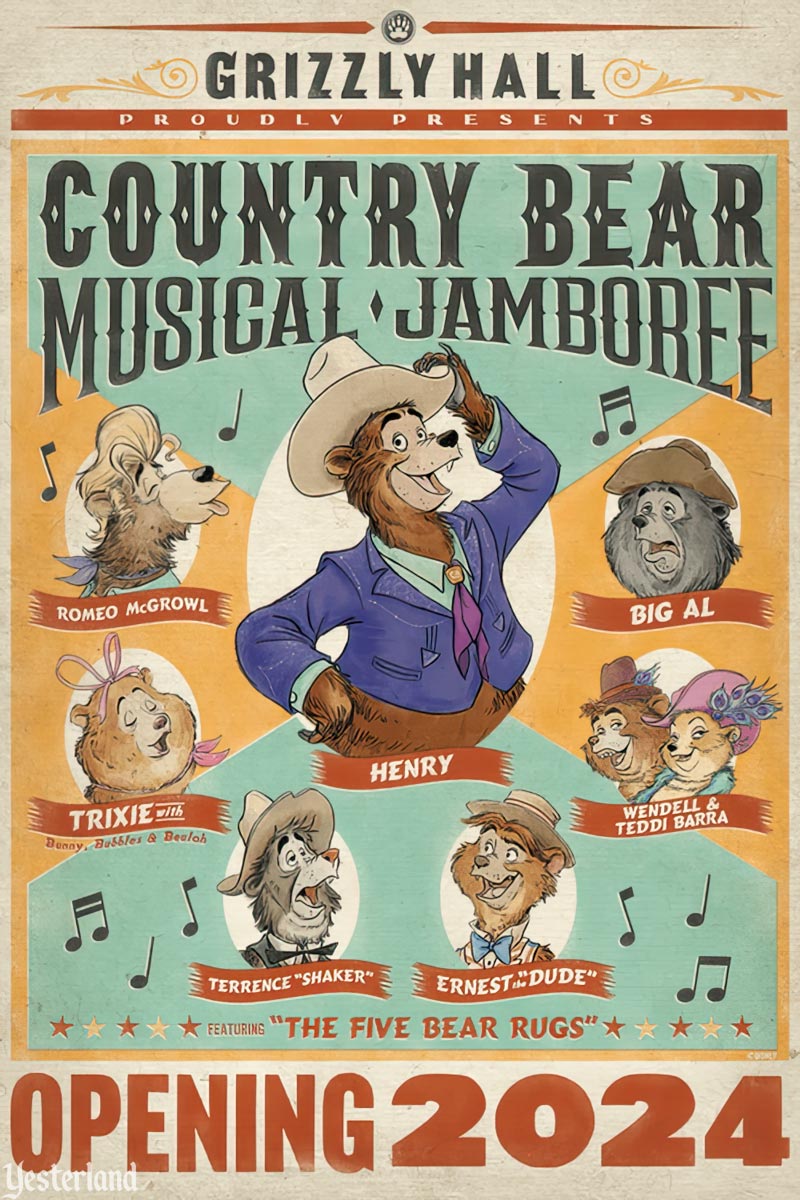 Country Bear Jamboree, the Original Show, at Magic Kingdom Park