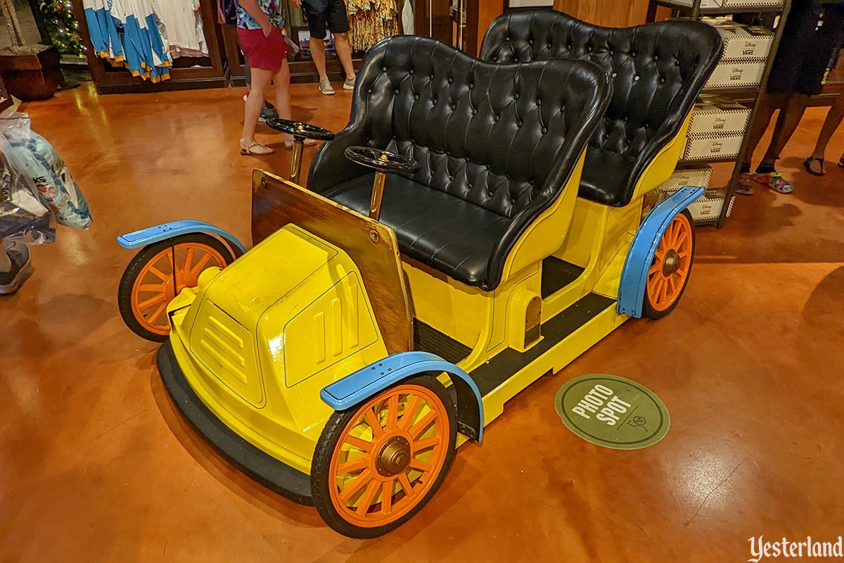 Mr. Toad car at Tren-D at Disney Springs