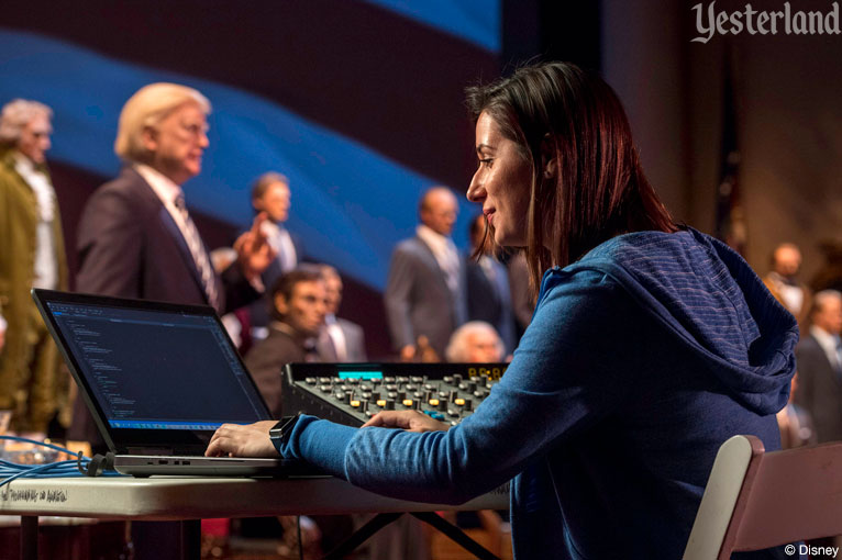 Programming President Donald Trump for the Hall of Presidents at Magic Kingdom Park, Walt Disney World