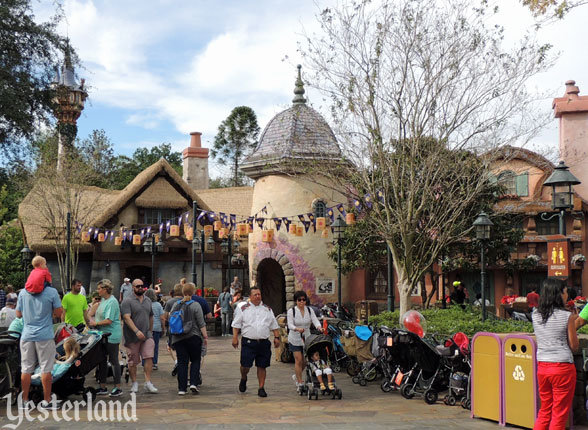 former Skyway station in Fantasyland