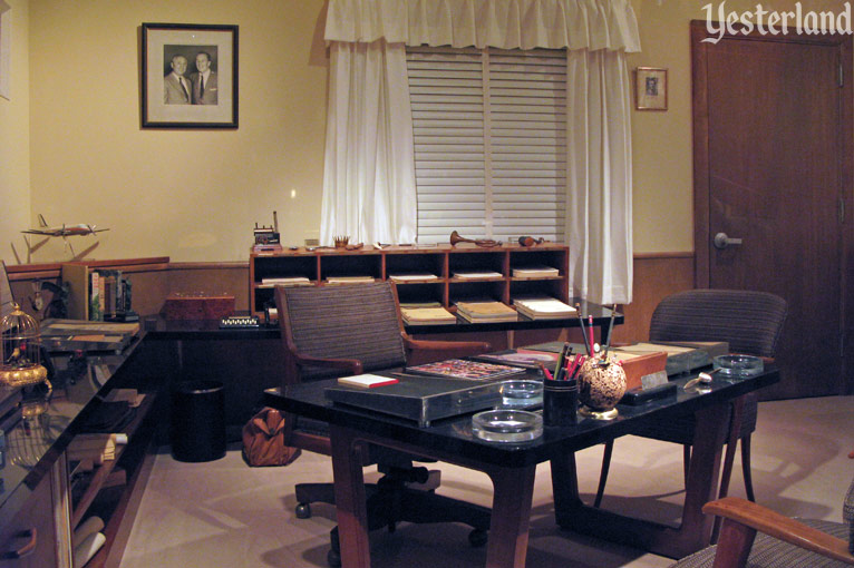 Walt Disney’s working office in Walt Disney: One Man’s Dream at Disney’s Hollywood Studios