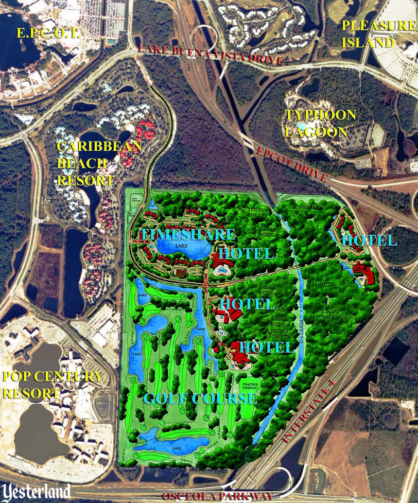 Bonnet Creek Resort adjacent to Walt Disney World