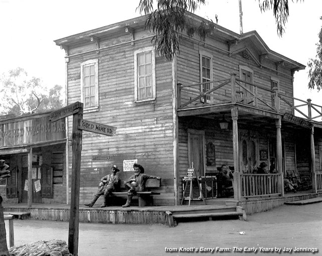 Photo from Knott’s Berry Farm: The Early Years: Gold Trails Hotel, 1947