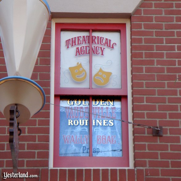 Wally Boag window on Main Street