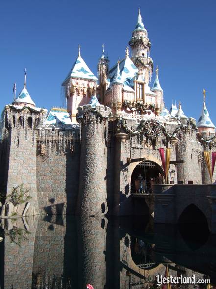 Vintage Disneyland Christmas Photo at Yesterland