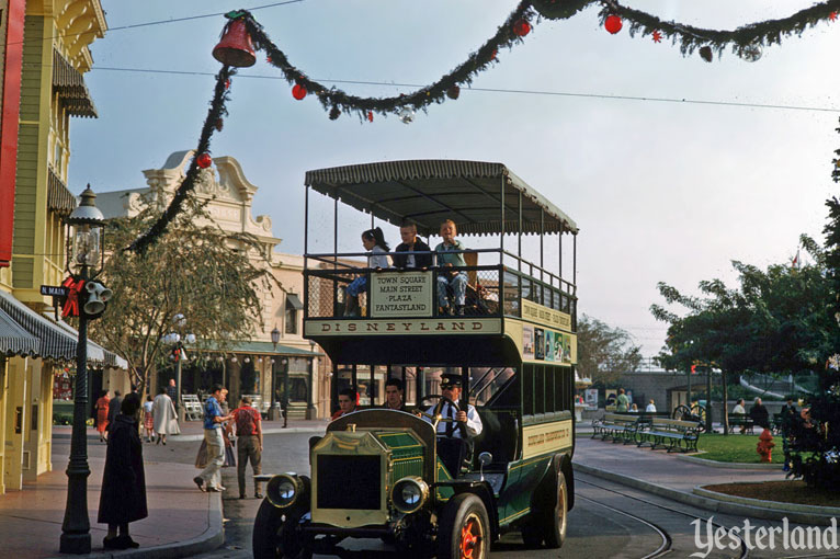 Vintage Disneyland Christmas Photo at Yesterland