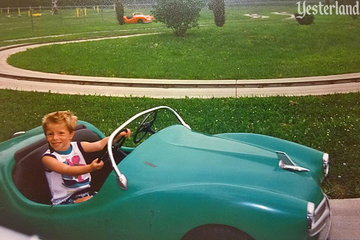 Kiddy Turnpike Ride at Old Indiana Fun Park, 1993 or 1994