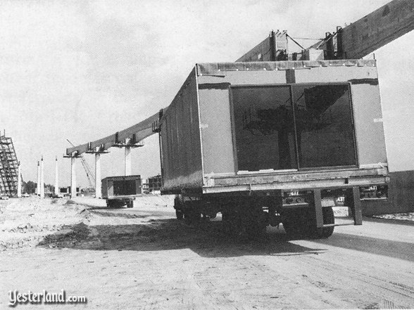 Construction of DIsney's Contemporary Resort