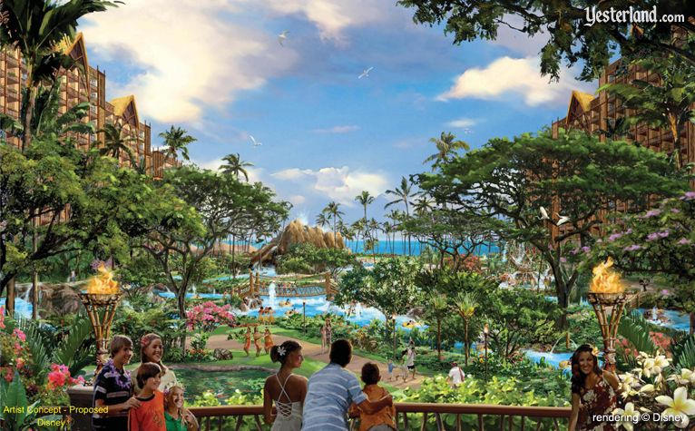 Artist rendering of Disney's Ko Olina Resort © Disney