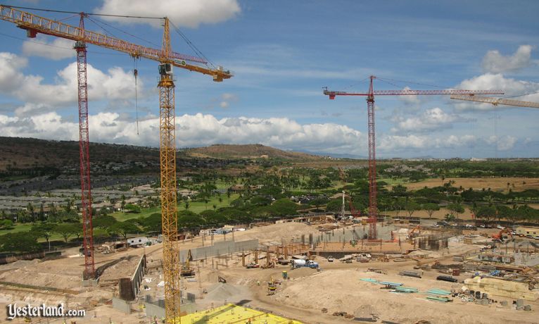 Disney site at Ko Olina, Hawai‘i, is a beehive of activity