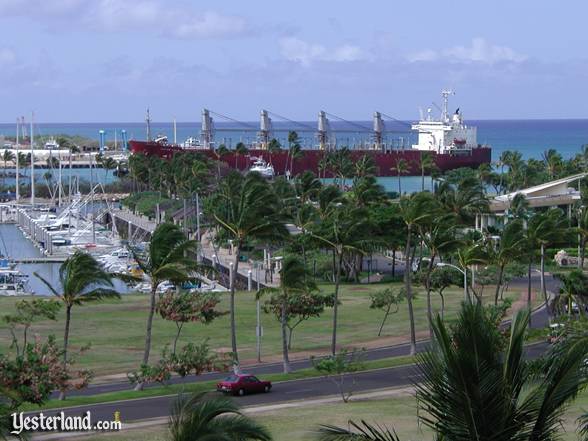 Photo of ship entering Kalaeloa Harbor