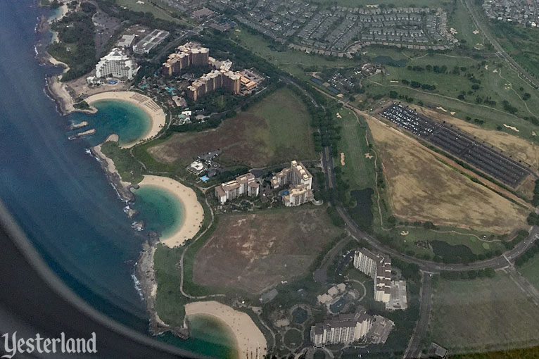 Yesterland: Ko Olina Resort from the air