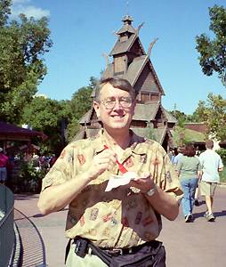 Photo of the Werner sampling salmon