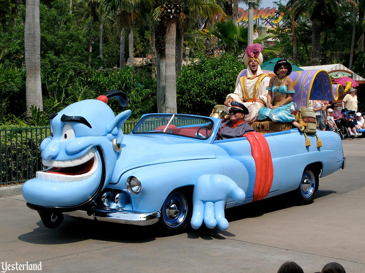 Aladdin car in Disney Stars and Motor Cars parade