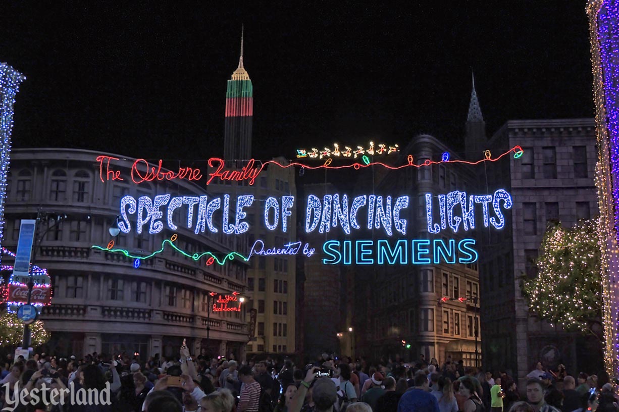 The Osborne Family Spectacle of Dancing Lights at Disney’s Hollywood Studios