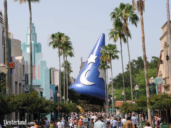 The closer you get, the more the hat detracts from ambience of Hollywood Boulevard.