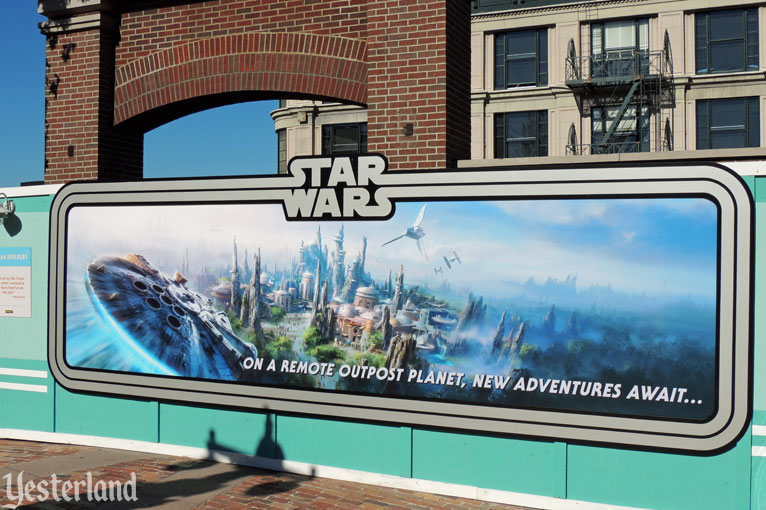 Star Wars construction wall at DIsney’s Hollwood Studios