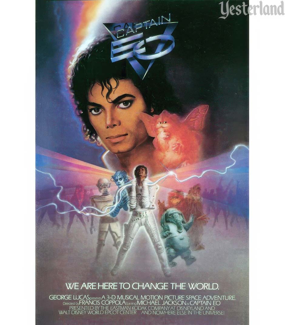 Captain EO poster, copyright Disney