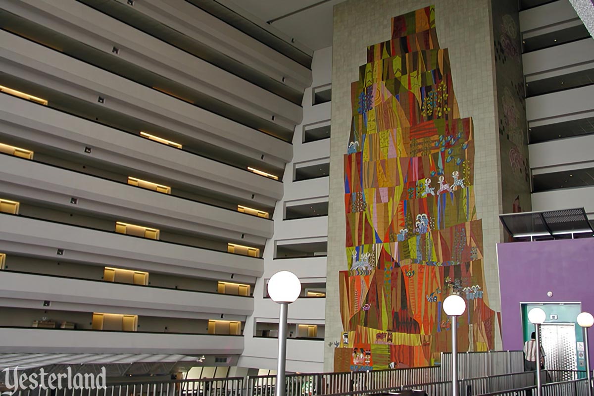 Mary Blair murals at Disney's Contemporary Resort