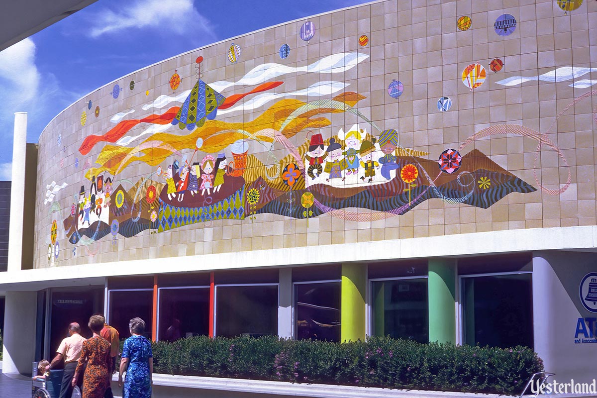 Mary Blair murals at Disneyland