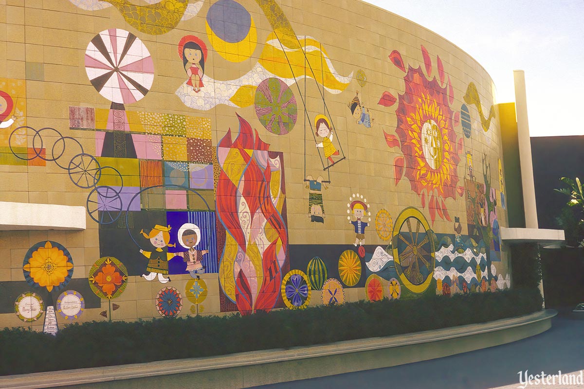 Mary Blair murals at Disneyland