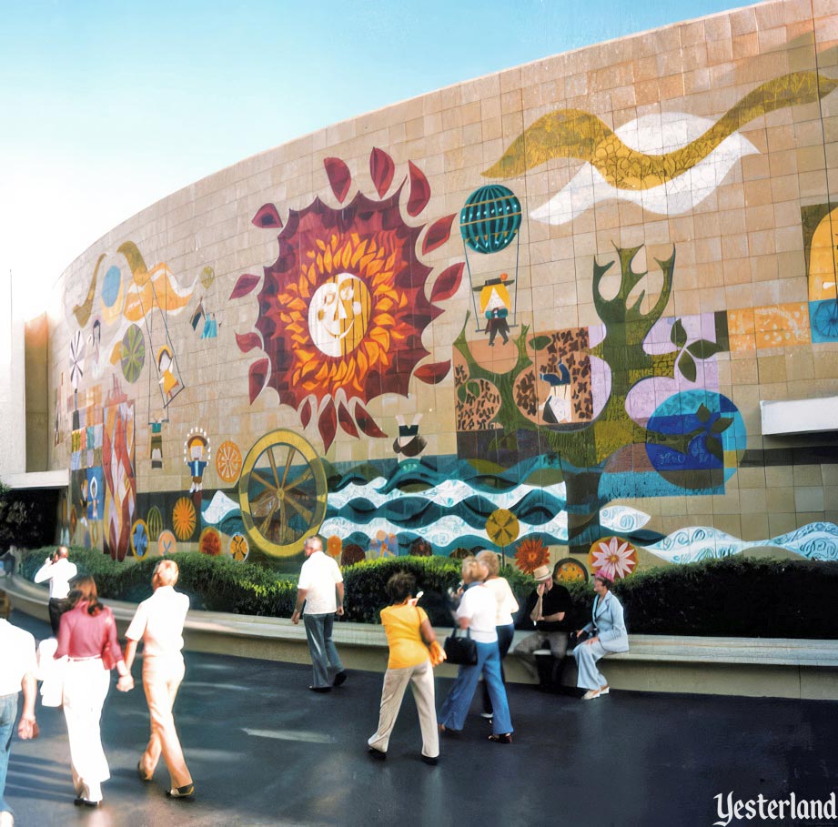 Mary Blair murals at Disneyland