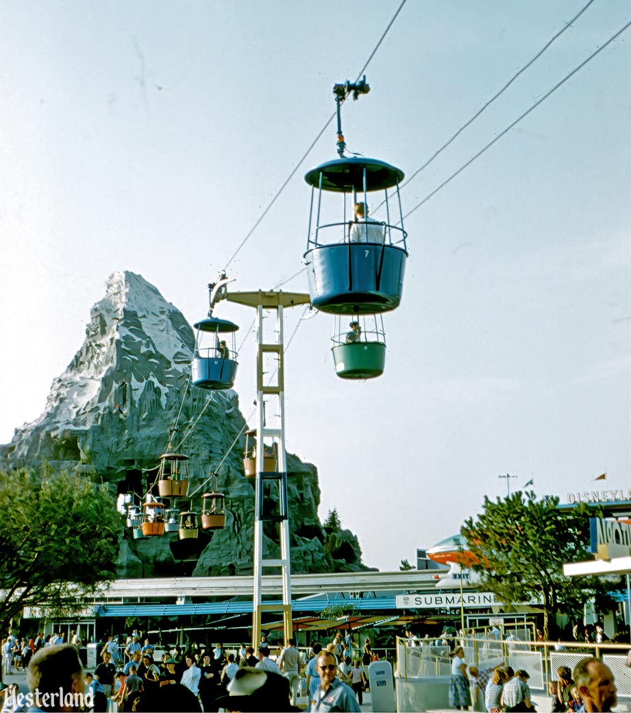 Skyway to Fantasyland at Disneyland