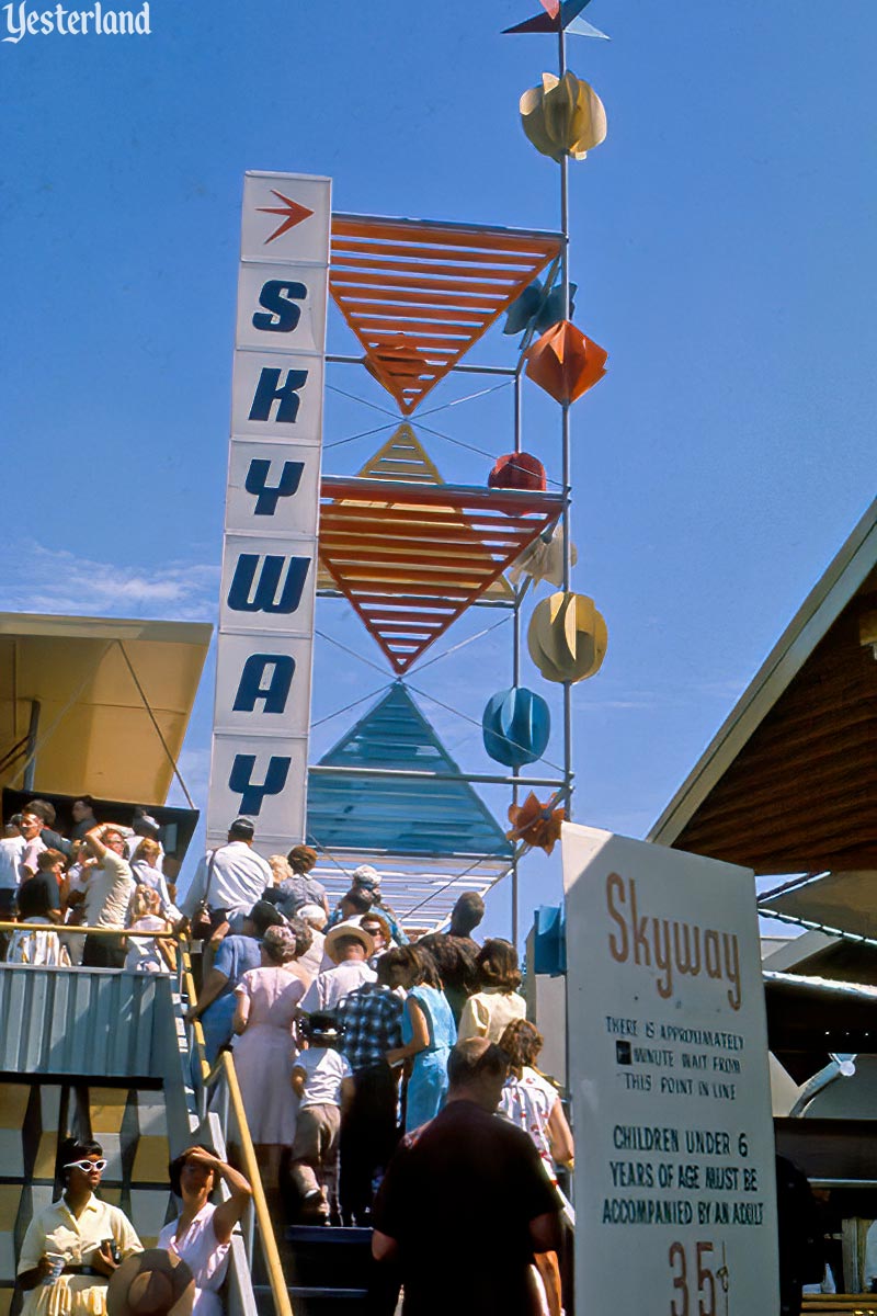 Skyway to Fantasyland at Disneyland